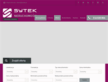 Tablet Screenshot of nieruchomosci.sytek.pl